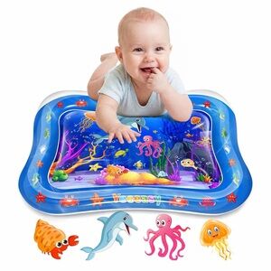 Tummy Time Water Mat丨Inflatable Tummy Time Water Play Mat for Babies